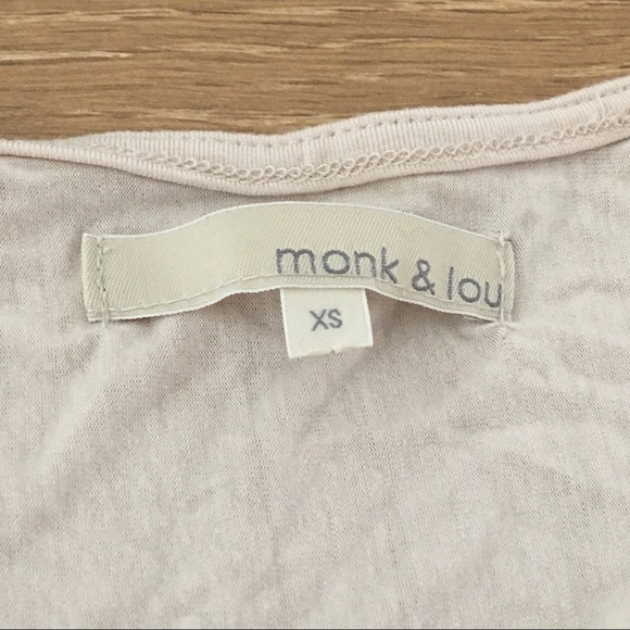 Monk & Lou Beige Top - Picture 3 of 5